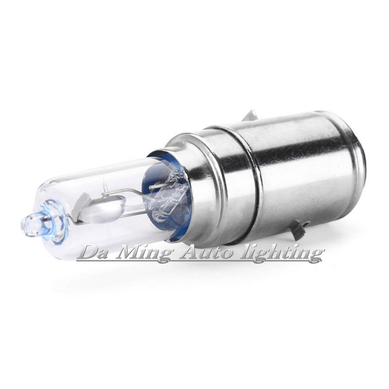 Far motocicletă BA20D, 12V, 35/35W, sticlă de cuarț anti-orbire, lampă halogenă