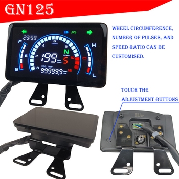 Дигитален инструментален панел за GN150, модел EX5, ABS+PMMA, точност 1%