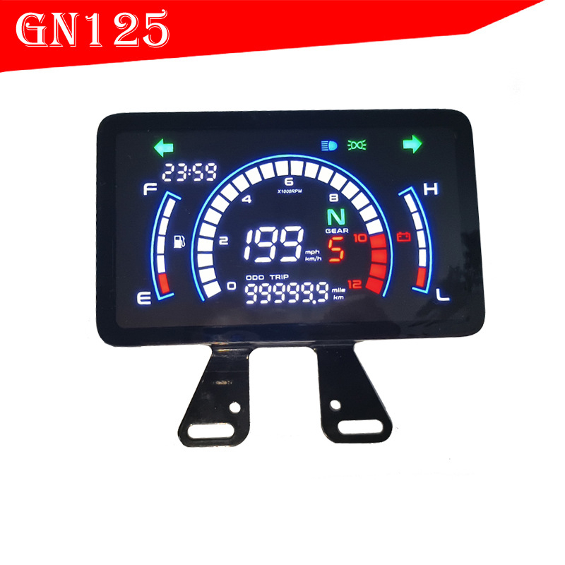 Дигитален инструментален панел за GN150, модел EX5, ABS+PMMA, точност 1%