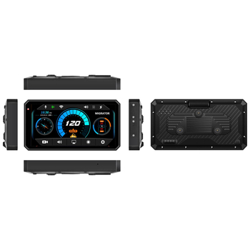 Motorkerékpár videóregisztrátor CarPlay kijelzővetítéssel, 6,1 hüvelykes, BSD holttér-monitorozás, gumiabroncsnyomás-érzékelés, vízálló