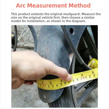 Rozšírený predný blatník a zadný blatník pre motocykle a elektrické trojkolky – univerzálna kompatibilita, polypropylén (PP), vodotesná ochrana