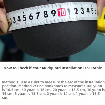 Rozšírený predný blatník a zadný blatník pre motocykle a elektrické trojkolky – univerzálna kompatibilita, polypropylén (PP), vodotesná ochrana