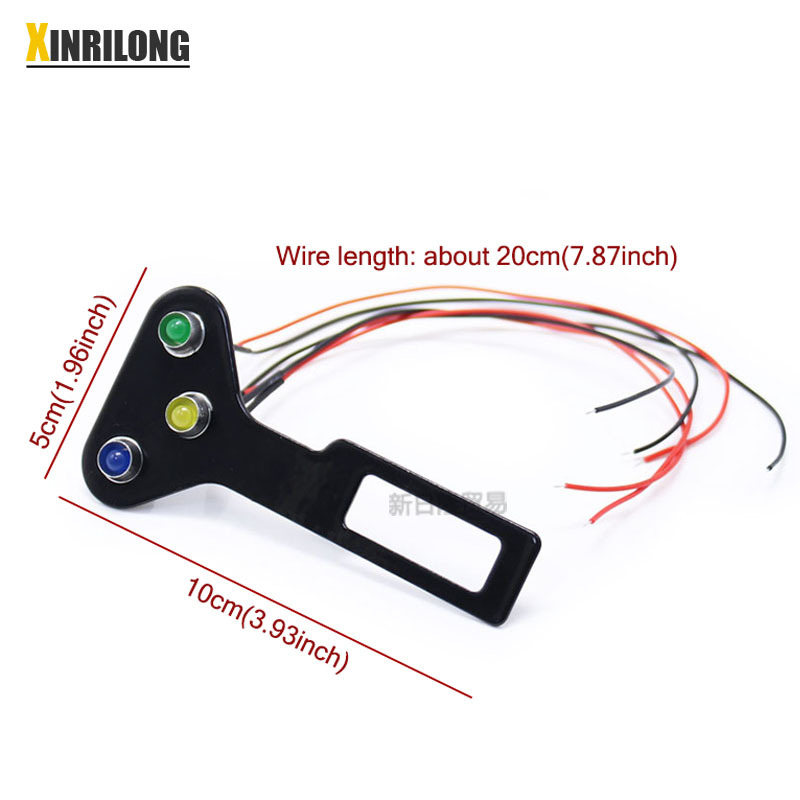 Lumină indicator pentru motocicletă, LED, cu suport, model 000, brand New Rilong