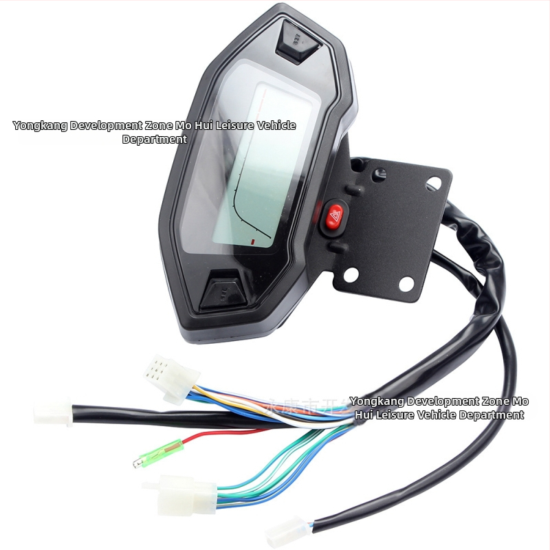 ATV LCD prístrojový panel pre 150-250cc — odometr, indikátor zaradenia a rýchlomer