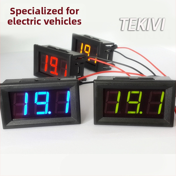 Digitálny DC voltmeter pre vozidlá, univerzálny 7–150V, model SJ-DC056V-C