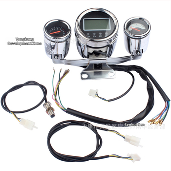 ATV LCD palubná doska pre 150-250cc štvorokolesové ATV s odometrom a rýchlomerom