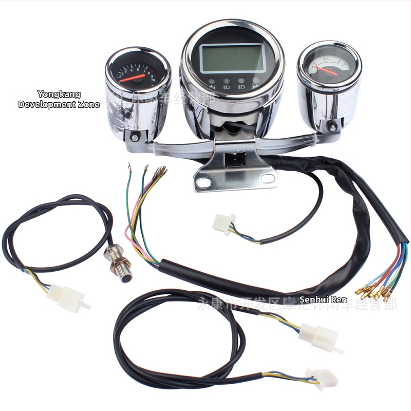 ATV LCD palubná doska pre 150-250cc štvorokolesové ATV s odometrom a rýchlomerom