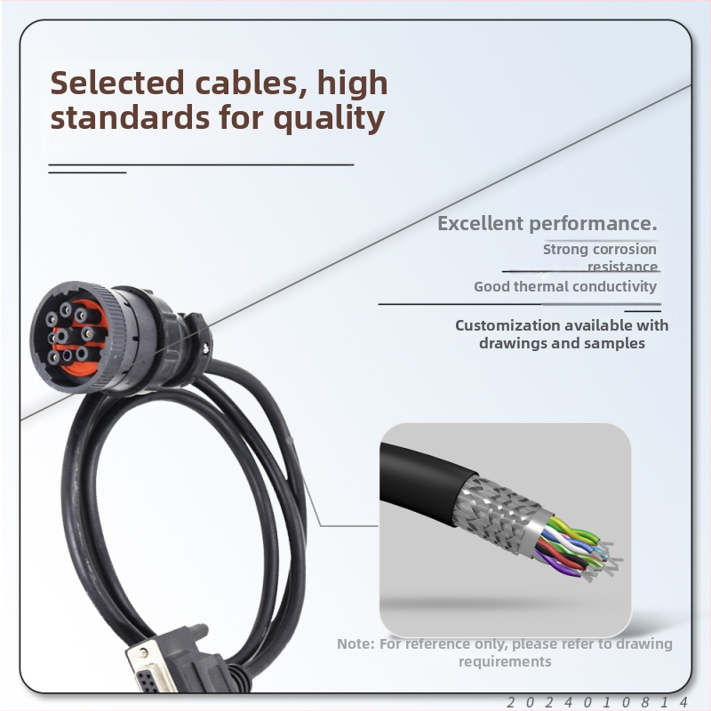 Maojia автомобилен кабелен набор auto5, 9-пинов PVC изолация, за 3C дигитални приложения