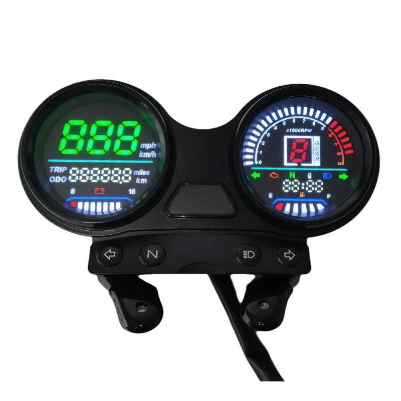 Instrument ploča Yamaha YBR125 s LED zaslonom, ABS, 1 kg