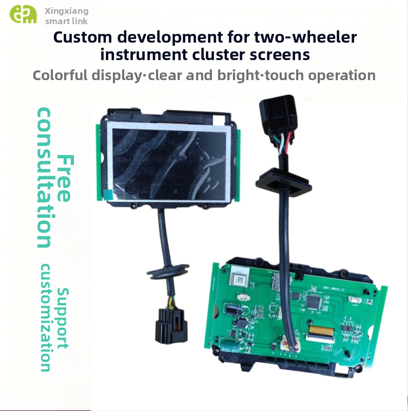 Farebný LCD displej pre prístroj na dvojkolesové vozidlo – Star Constellation Smart Connect; RS485/RS232 jednoradová komunikácia; odozva 0,01 ms; rozteč bodov 0,03 mm