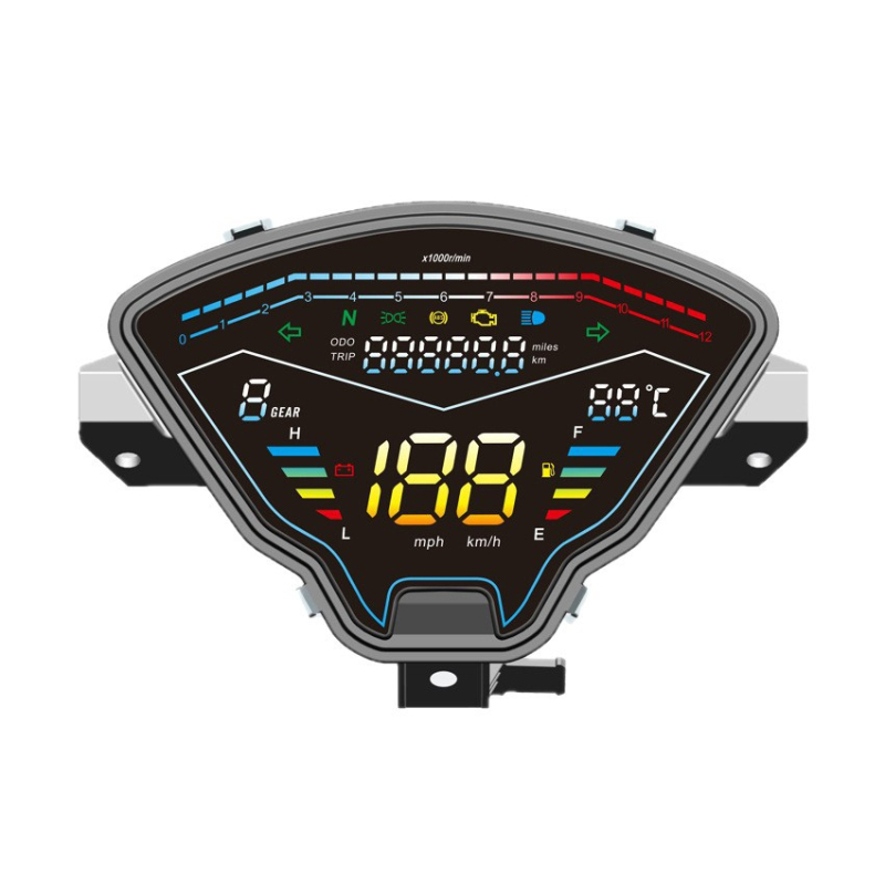 Motociklistički LCD instrument ploča – Wave RSX110 FI, 12V, kompatibilan s Honda Wave RSX110 FI (12V; Wave RSX110 FI model; Marka: Tiansheng)