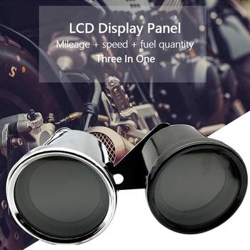 Panou de bord pentru motocicletă cu odometru LED LCD, stil retro modificat, model H-0126, TG