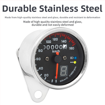 JBL ηλεκτρονικό ταχομέτρο για Harley‑Davidson, Gear Table (επιχρωμιωμένο) μοντέλο, 12V