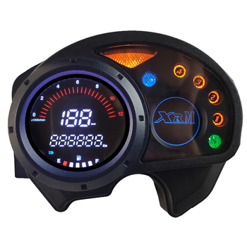 KAWAZONO panou de bord LCD pentru motocicletă XRM110 RS125, material ABS, compatibil cu XRM110 RS125, etichetă privată licențiată