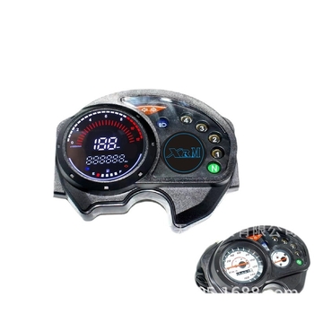 KAWAZONO panou de bord LCD pentru motocicletă XRM110 RS125, material ABS, compatibil cu XRM110 RS125, etichetă privată licențiată
