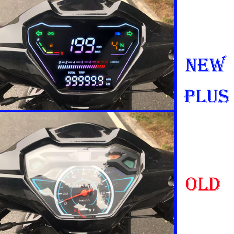 Digitalni instrument panel za Honda Wave i110 | Tiansheng | Materijal: PC | Točnost: nacionalni standard