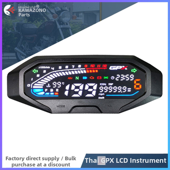 KAWAZONO GR200 cluster de instrumente pentru motocicletă cu afișaj LED HD LCD pentru GPX DACOR SA2 – ABS/PMMA/PP