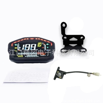 Дигитален измервателен уред с VA LCD дисплей, водоустойчив, скоростомер и одометър, марка JG