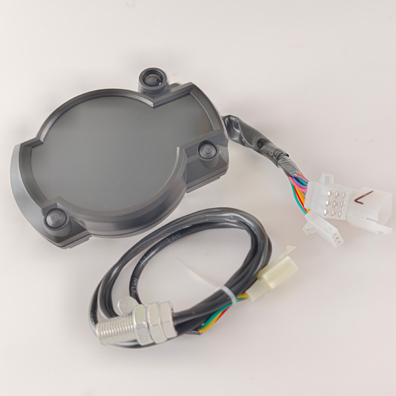 Дигитален инструментален панел RX2N за мотоциклет, автоматично регулиране на яркостта с часовник, 12V, универсален за мотори