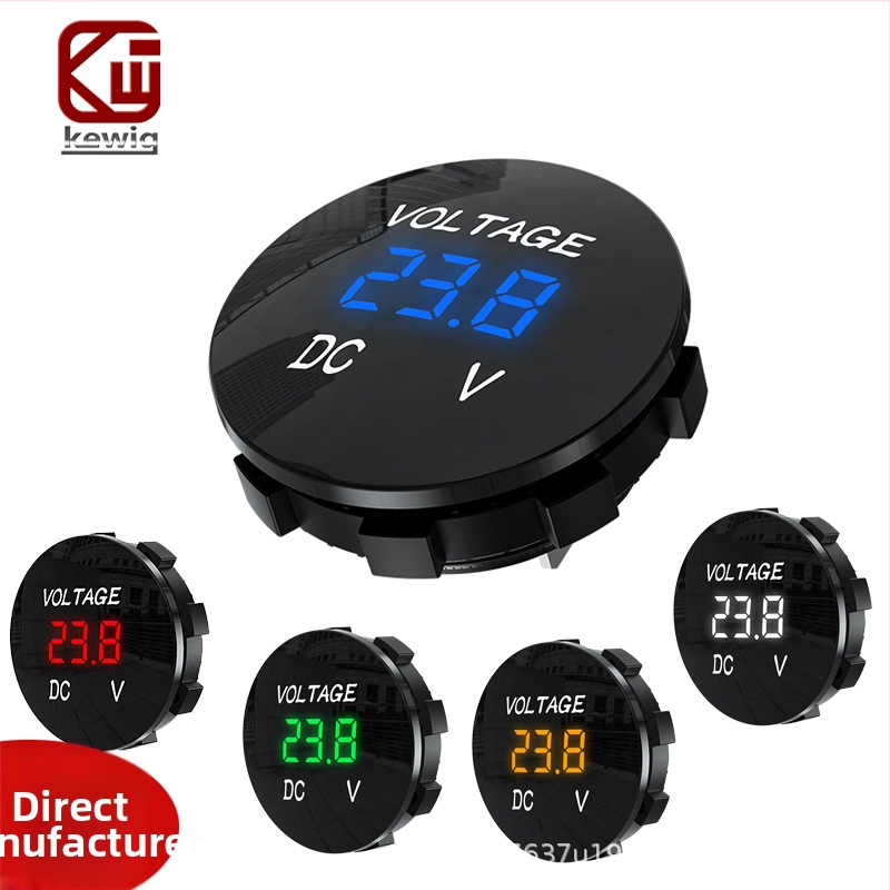 KAWEIGE KWG-D3 automobilski voltmetar s DC LED zaslonom, 5-48V