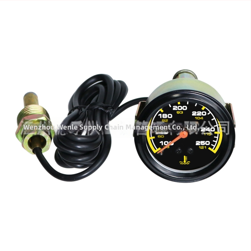 Univerzalni mjerač temperature vode za automobil, 12/24V, čelično kućište, raspon 38–121℃
