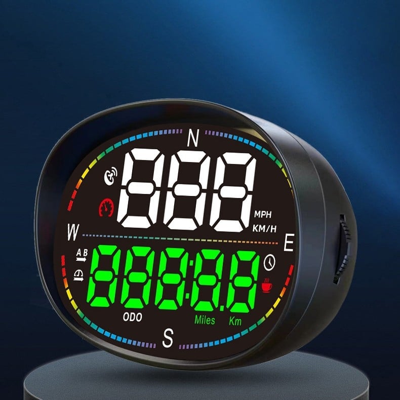 HUD display auto – model H2o, intrare GPS, alimentare USB, rezoluție HD, compatibilitate universală