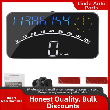 GPS bezdrôtový HUD do auta – Head-Up displej, TFT LCD 1920x1080, univerzálny vozidlový monitor, zobrazenie rýchlosti nákladného auta