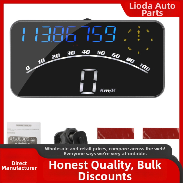 GPS bezdrôtový HUD do auta – Head-Up displej, TFT LCD 1920x1080, univerzálny vozidlový monitor, zobrazenie rýchlosti nákladného auta