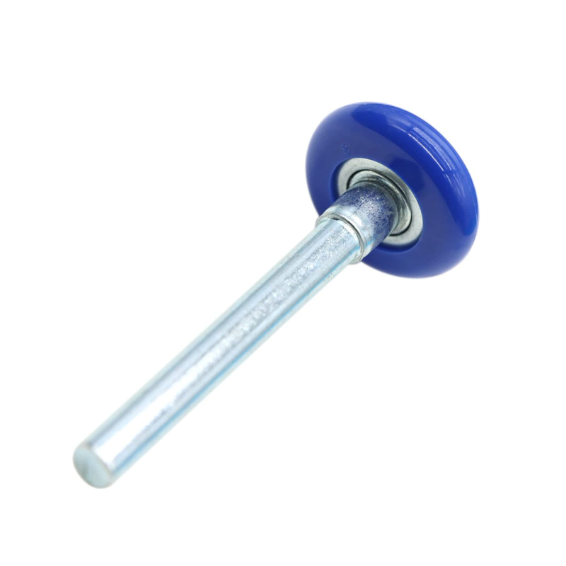 Nylon valjak za garažna vrata, vanjski promjer 46 mm, osovina 10,3 mm, žljeb za užad 6 mm, nosivost 30 kg, pogodno za automatska ili daljinski upravljana vrata garaže