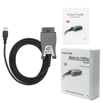 OBDII automobilni dijagnostički instrument - vLinker FS USB, motorna dijagnostika, 12V napajanje, -10°C do 60°C