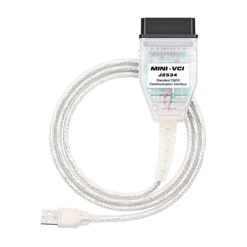 MINI VCI V18.00.008 Dijagnostički kabel za automobile kompatibilan s Toyota TIS J2534, Tip: Auto računalni tester, Napajanje: 9-16 V, Radna temperatura: -20 do 80 °C