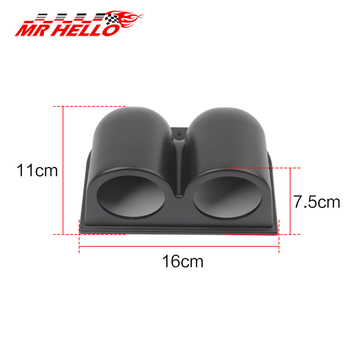 Trustmeter model 00002 – Suport panoului de bord cu două găuri pentru instrumente de curse