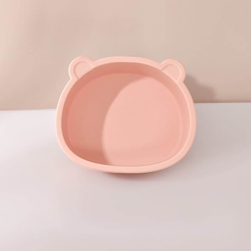 Σετ σιλικόνης για βρέφη: βρεφική σαλιάρα από σιλικόνη, μπολ και κουτάλι; αδιάβροχο, ανθεκτικό στη βρωμιά και στις πτώσεις; από 6 μηνών.