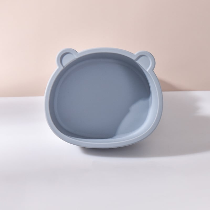 Σετ σιλικόνης για βρέφη: βρεφική σαλιάρα από σιλικόνη, μπολ και κουτάλι; αδιάβροχο, ανθεκτικό στη βρωμιά και στις πτώσεις; από 6 μηνών.