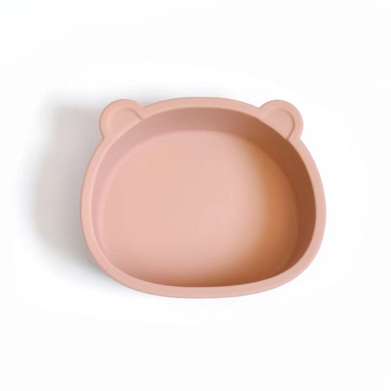 Σετ σιλικόνης για βρέφη: βρεφική σαλιάρα από σιλικόνη, μπολ και κουτάλι; αδιάβροχο, ανθεκτικό στη βρωμιά και στις πτώσεις; από 6 μηνών.