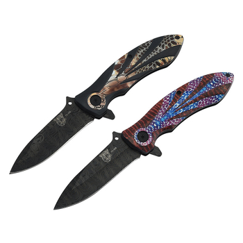 Sklopivi nož s ležajnim mehanizmom hitrega otvaranja, oštrica 8,5 cm, za outdoor aktivnosti, kampiranje i samoodbranu