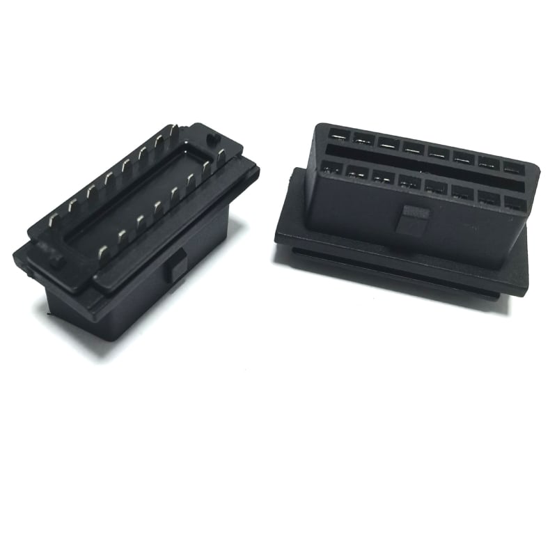OBD2 ženski priključak za dijagnostiku kvarova vozila – OBD dijagnostika, 12V, -20°C do 85°C