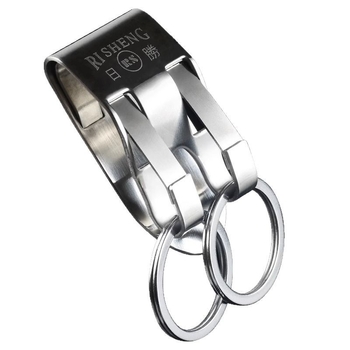 Κλειδοθήκη από ανοξείδωτο ατσάλι με κλιπ ζώνης – μινιμαλιστικός σχεδιασμός, για άνδρες