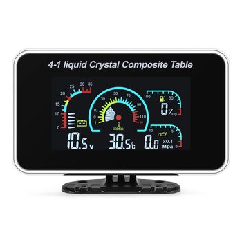 Οθόνη ενδεικτών αυτοκινήτου τεσσάρων λειτουργιών – θερμοκρασία νερού, μοντέλο 151, 12V, εύρος μέτρησης 1–12V