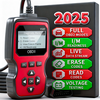 Instrument de diagnoză OBD2 pentru motorul automobilului V320 –citire coduri; suport multilingv; model: V320