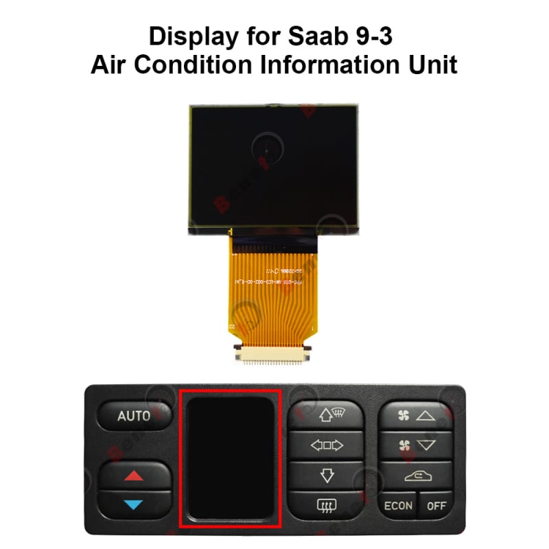 Üzemanyag-mérő műszer autóhoz, kompatibil a 9-3 ACC kijelzővel, testre szabható