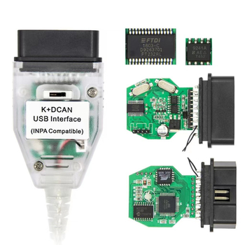BMW INPA K+DCAN Διαγνωστικό καλώδιο με διακόπτη K+CAN FT232RL, 12V, -20 έως 70°C