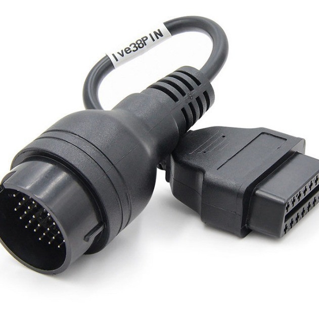 Adapter kabel 38-pin na 16-pin za stari Iveco kamion – OBD2 konverzijski kabel
