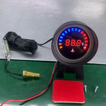 LCD digitalni mjerač temperature vode za vozila 12V/24V – okrugli zaslon