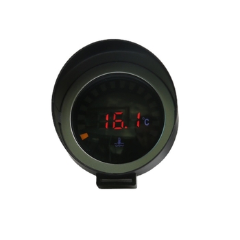 LCD digitalni mjerač temperature vode za vozila 12V/24V – okrugli zaslon