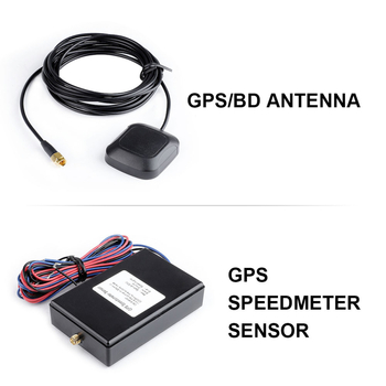 Senzor GPS de viteză pentru odometru și vitezometru – instrument auto cu afișaj LED, 12V, CNSPEED YC101916-BK, carcasă ABS