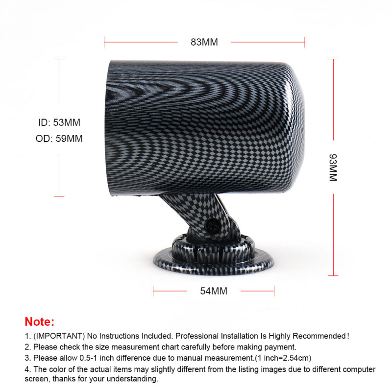 52 mm univerzalni poklopac instrument ploče za automobil