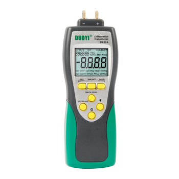 DY27A Manometru digital diferențial de presiune, pentru conducta de admisie aer și pompă de vid pentru frâne, interval de măsură ±39.99 kPa / ±103.42 kPa, Clasa de precizie 1, 0–40°C