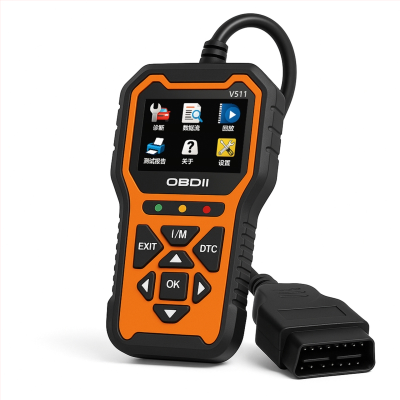 OBD detektor kodova kvarova motora V511 – alat za dijagnostiku električnog sustava, 12V, -30°C do +70°C, Model V511
