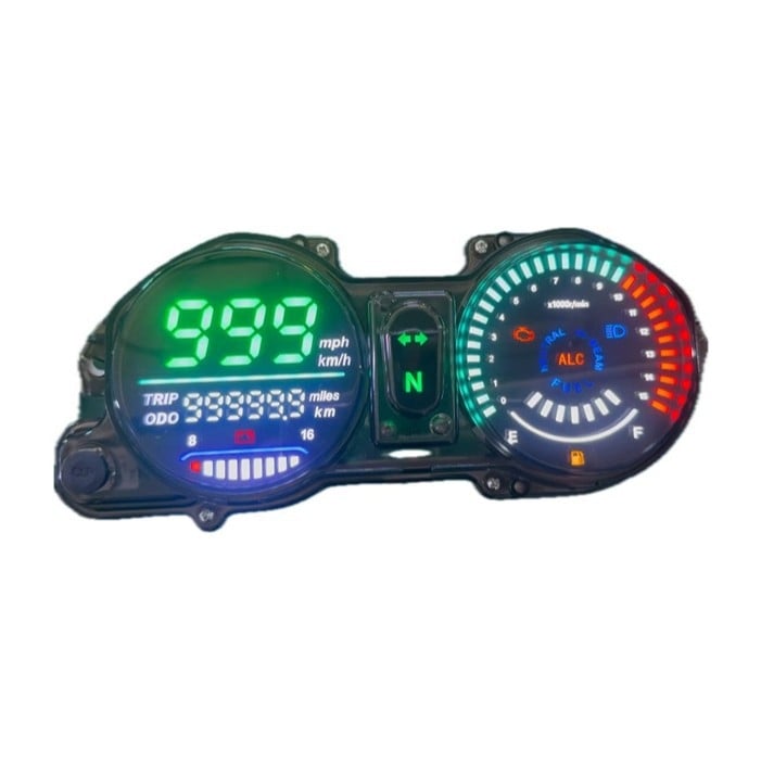 Display digital pentru motocicletă cu LED vitezometru și odometru — Kaiyi Electronics TITAN150, ABS, 0,55 kg, compatibil TITAN150